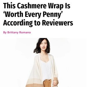 Cashmere wrap